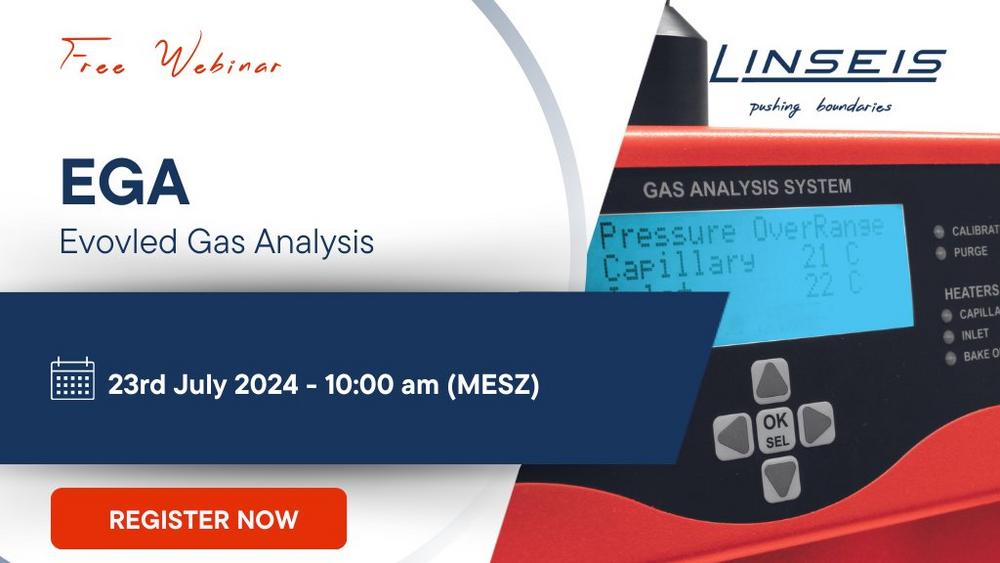 EGA – Evolved Gas Analysis Overview (Webinar | Online)