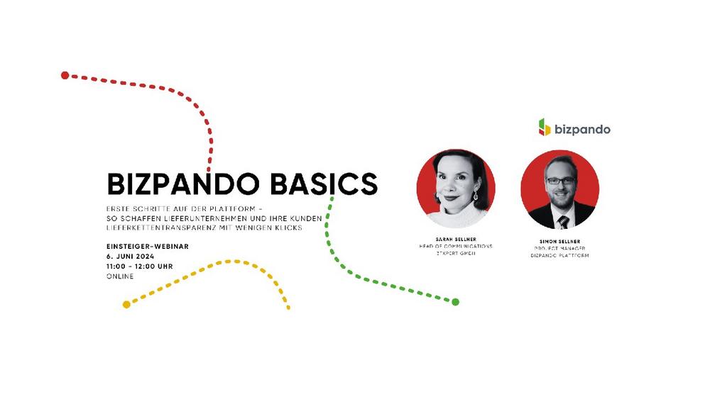 bizpando Basics: Lieferkettentransparenz für Einsteiger (Webinar | Online)