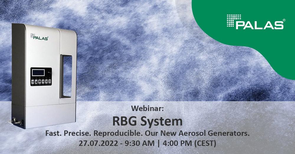 Webinar „RBG System: The new Palas® Aerosol Generator“ (Webinar | Online)