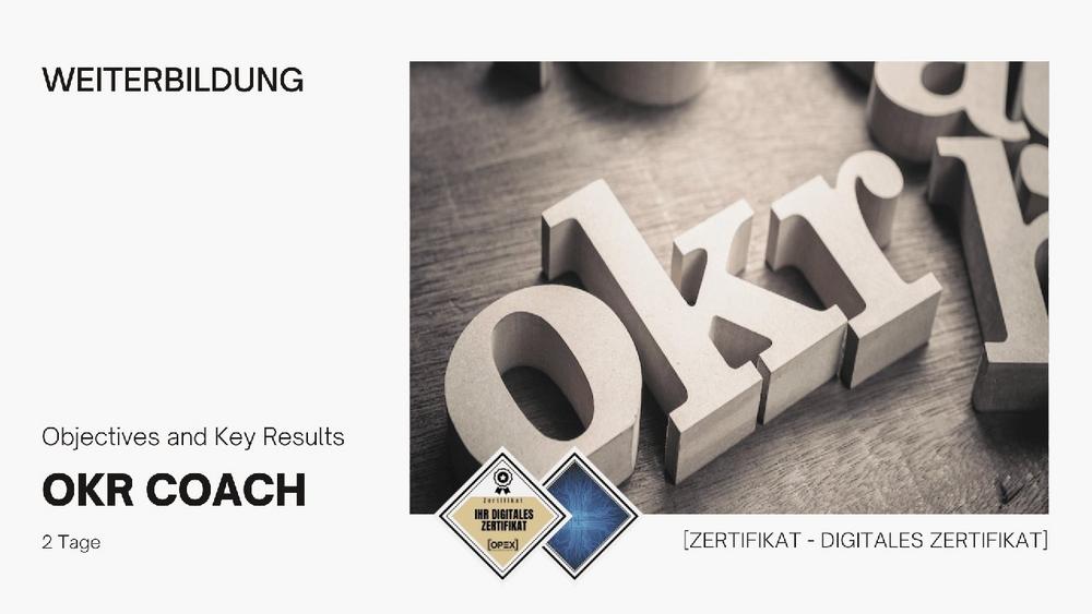 OKR Coach (Seminar | Frankfurt am Main)