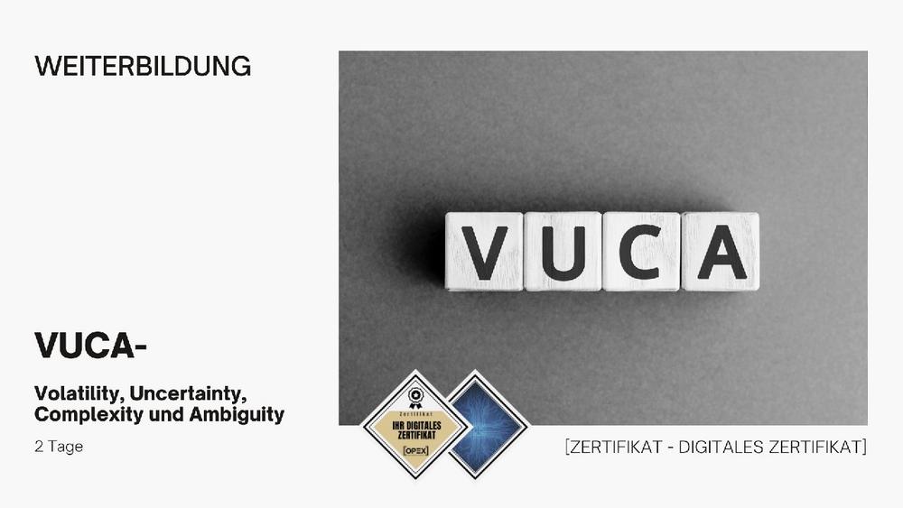 VUCA | Seminar | Schulung | Training (Seminar | Frankfurt am Main)