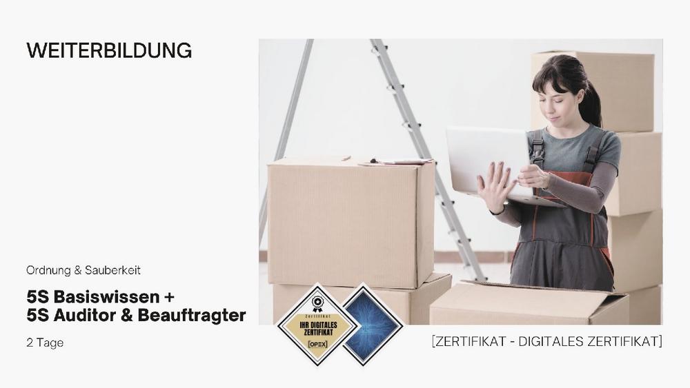 5S Basiswissen + 5S Auditor & Beauftragter | Seminar | Schulung (Seminar | Stuttgart)