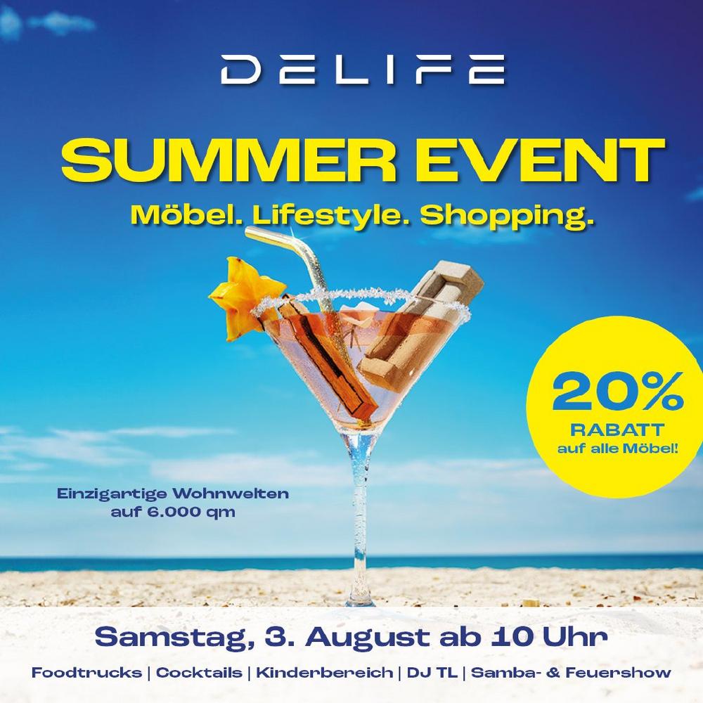 DELIFE SUMMER EventMöbel. Lifestyle. Shopping (Unterhaltung / Freizeit | Ebersdorf bei Coburg)