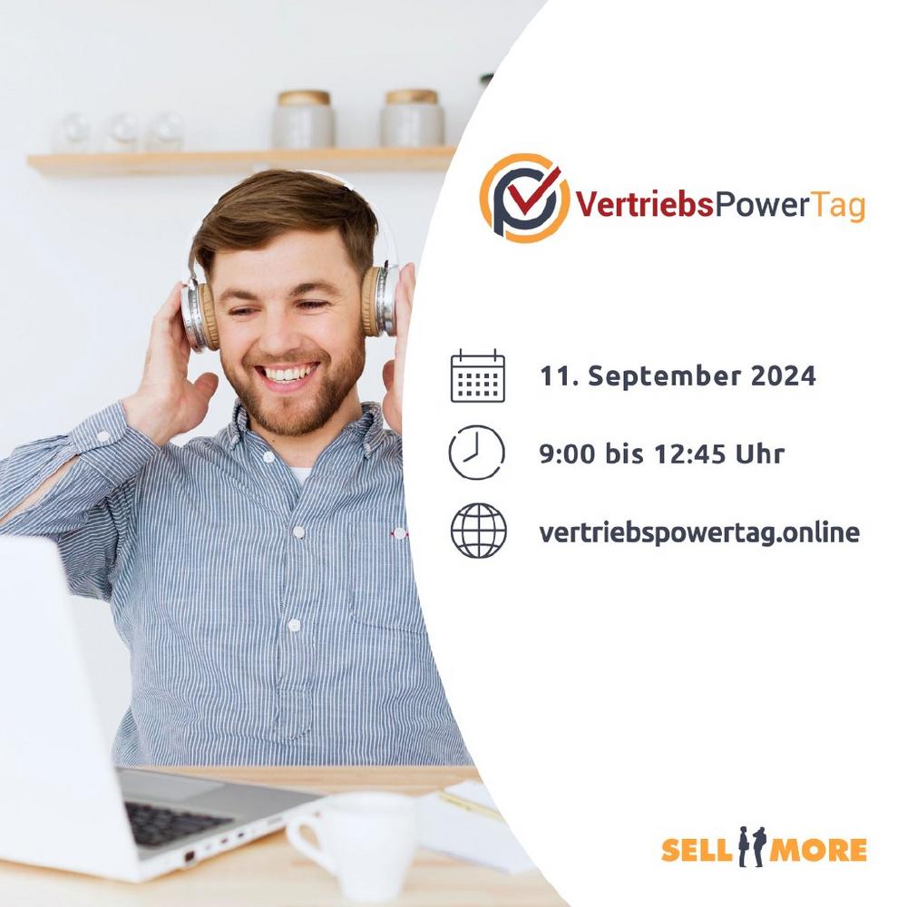 VertriebsPowerTag: informieren, Termin vereinbaren und wirkungsvoll präsentieren (Webinar | Online)