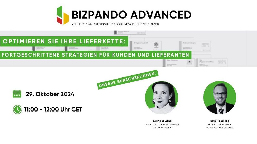 bizpando Advanced: neue Funktionen und Strategien für Fortgeschrittene (Webinar | Online)