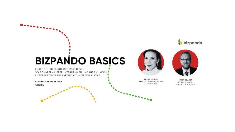 bizpando Basics: Lieferkettentransparenz für Einsteiger (Webinar | Online)