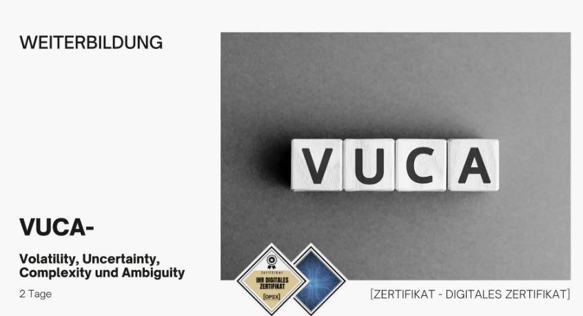 VUCA Fachseminar (Seminar | Stuttgart)