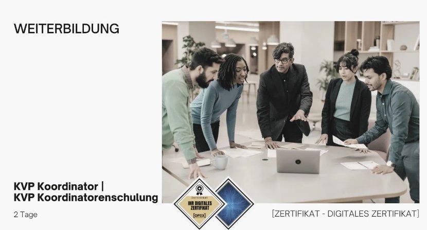 KVP Koordinator | KVP Koordinatorenschulung (Seminar | Stuttgart)