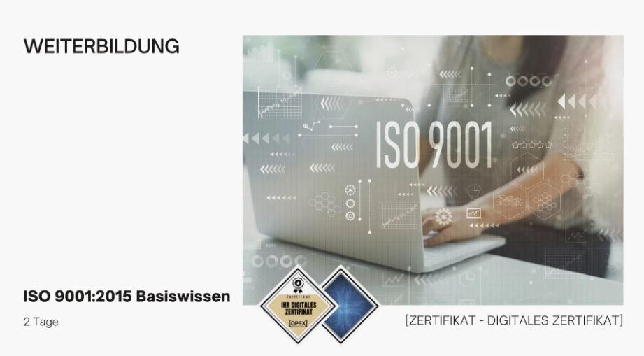 ISO 9001:2015 | Seminar | Schulung | Training (Seminar | Graz)