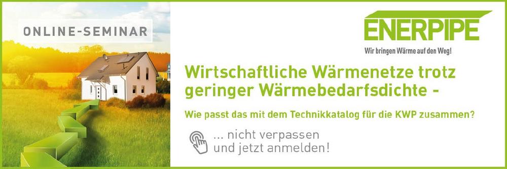 Wirtschaftliche Wärmenetze trotz geringer Wärmebedarfsdichte (Webinar | Online)