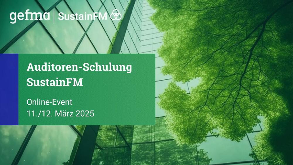 gefma SustainFM Auditoren-Schulung (Schulung | Online)