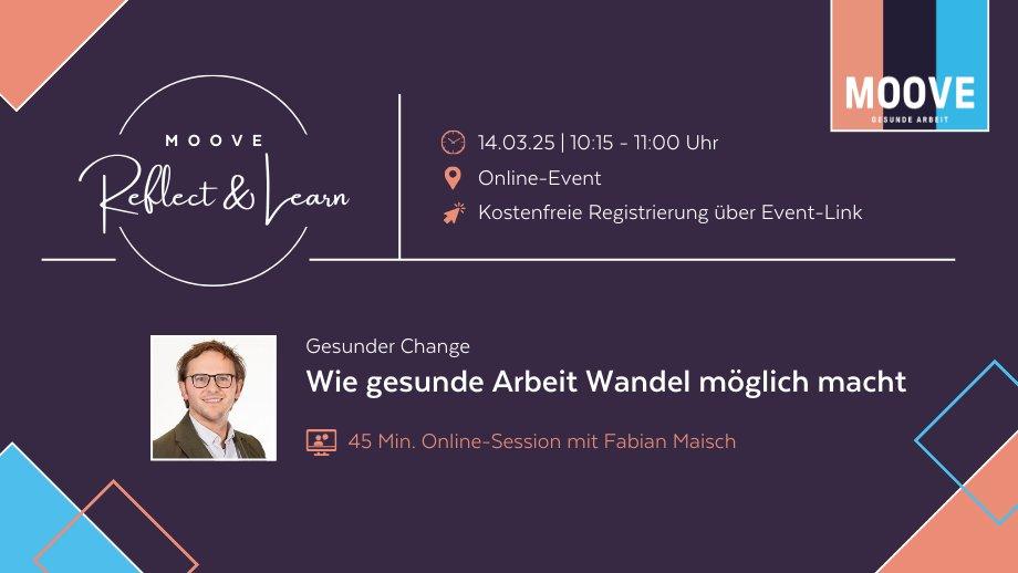 Gesunder Change: Wie gesunde Arbeit Wandel möglich macht (Webinar | Online)